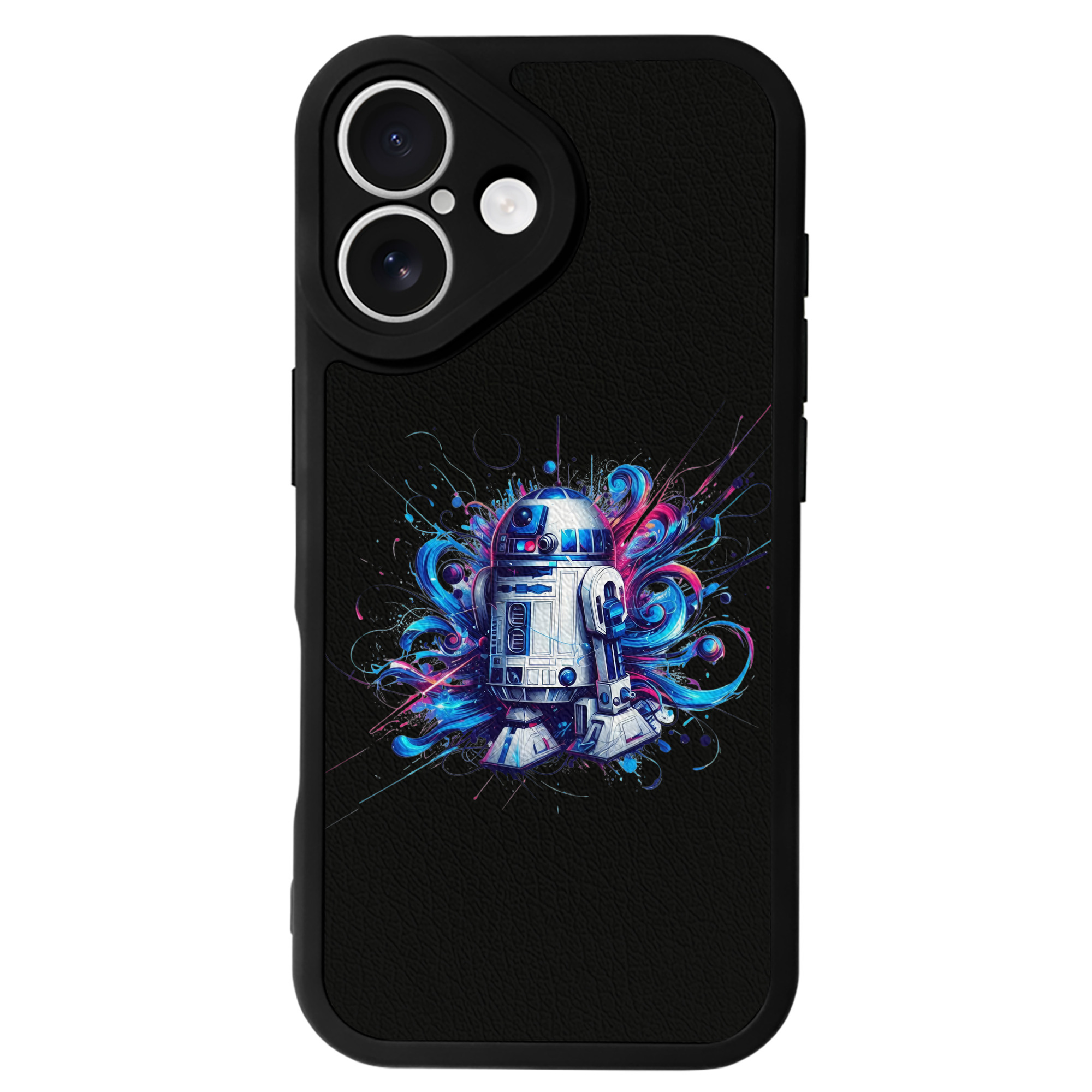 （画像用） スター・ウォーズ Star Wars 【iPhone 16シリーズ対応】シリコンスマホケース（レザー調） 材質：シリコン
